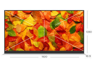 Transparent LCD product showcase example